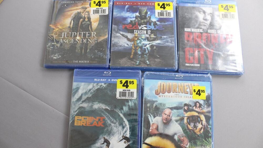 5 Blu Ray DVD Lot New Sealed Jupiter Ascending Point Break Broken City Journey 2
